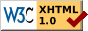 Bild: Valider XHTML 1.0 Strict Code