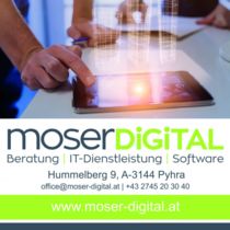Banner der Firma MoserDigital